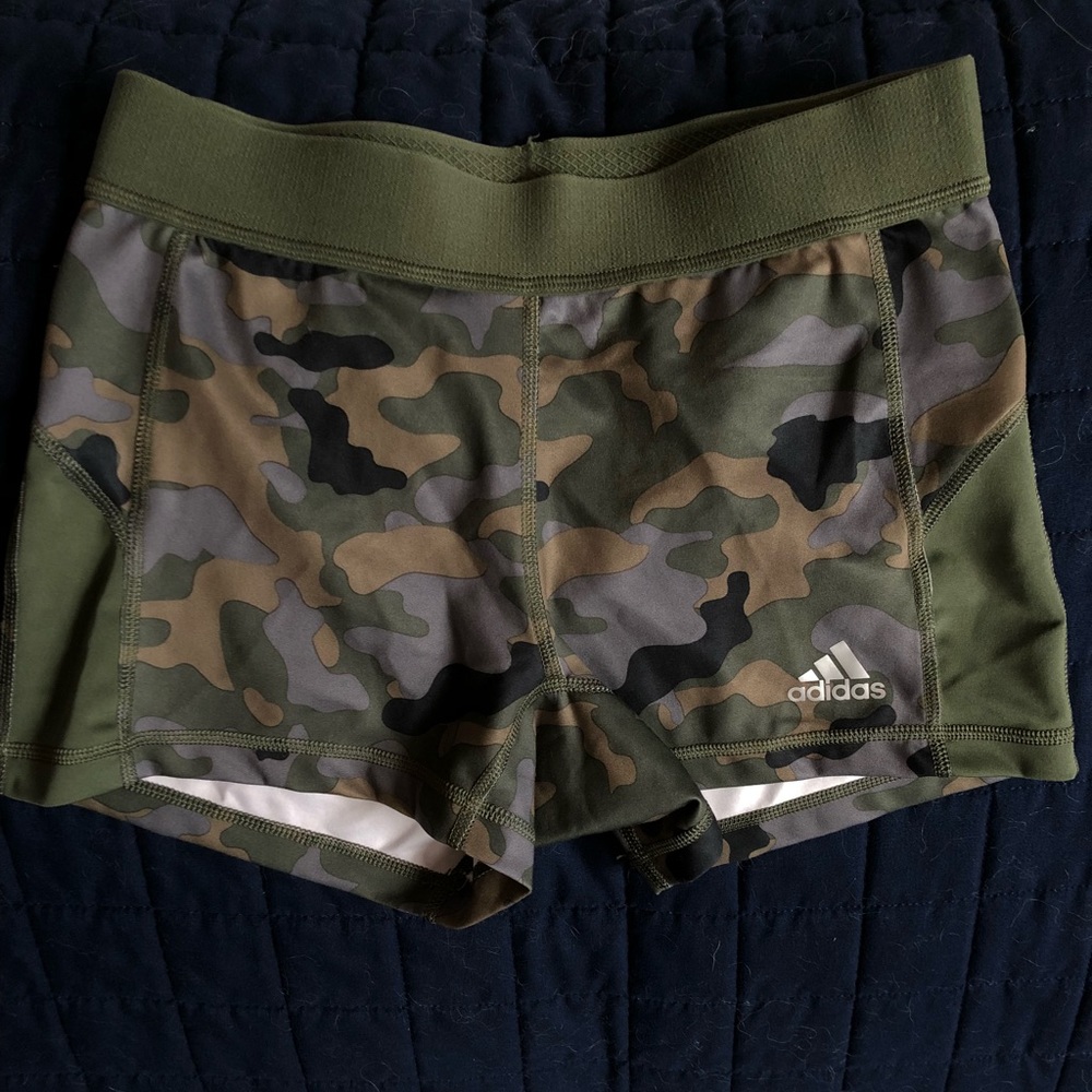 Camo running shorts